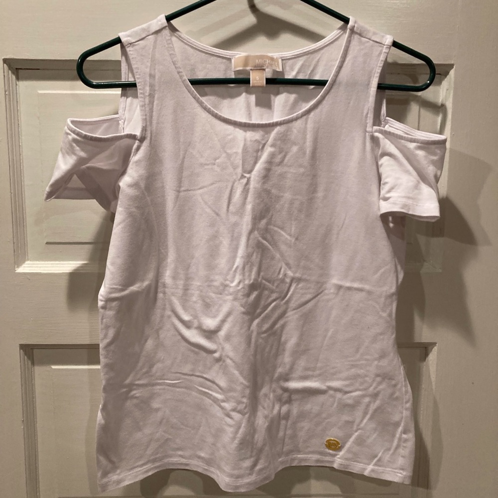 Michael Kors Cold Shoulder Top